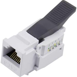 trucomponents TRU COMPONENTS RJ45-koppeling, Cat. 6 Koppeling, recht Grijs 93038C375 1 stuk(s)