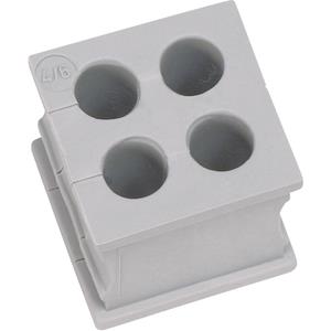 icotek KT 4/4 Kabeldurchführung geschlitzt Klemm-Ø (max.) 4mm Elastomer Grau