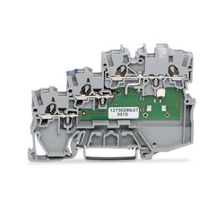WAGO 2000-5310/1102-950 Actorklem 7 mm Spanveer Grijs 50 stuk(s)