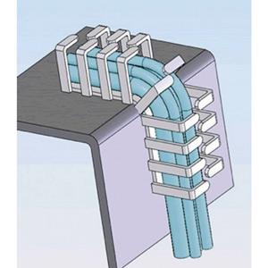 Richco RX2020-4 RX2020-4 Kabelbundelhouder 20 mm (max) Grijs 1 stuk(s)