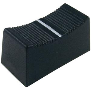 Cliff CP3155 Schiebeknopf Schwarz (L x B x H) 23 x 11 x 11mm