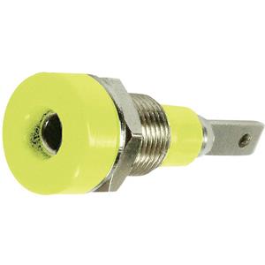 Stäubli LB-I2R Laborbuchse Buchse, Einbau vertikal Stift-Ø: 2mm Gelb