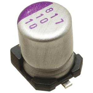 Panasonic Elektrolytische condensator SMD 82 µF 16 V 20 % (Ø) 5.00 mm 1 stuk(s) Tape cut