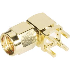 trucomponents TRU COMPONENTS SMA-connector Stekker, inbouw horizontaal 50 Ω 1 stuk(s)