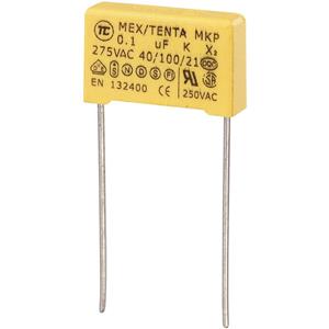 trucomponents MKP-X2 MKP-X2-Funkentstör-Kondensator radial bedrahtet 0.1 µF 275 V/AC 10% 15mm (L