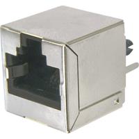 Assmann AMJ-188-10101-CAT6 Modulaire inbouwbussen, RJ45, CAT 6 Bus, inbouw verticaal Aantal polen: 8P8C Zilver 1 stuk(s)