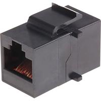 mhconnectors MH Connectors RJ45-Kupplung Buchse, Einbau MH3101-CAT5E Schwarz 2101-0115-03 1St.