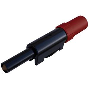 skshirschmann SKS Hirschmann SLS 10 B Laboratoriumstekker Stekker, recht Stift-Ø: 4 mm Rood 1 stuk(s)