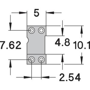 precidip Preci Dip 110-83-304-41-001101 IC-fitting Rastermaat: 7.62 mm Aantal polen: 4 Precisiecontacten 1 stuk(s)