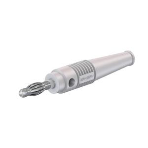 Stäubli L-41Q Lamellenstecker Stecker, gerade Stift-Ø: 4mm Weiß