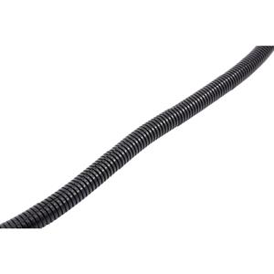 kss PAO-12 Beschermslang (ribbelslang) Zwart 11.40 mm per meter