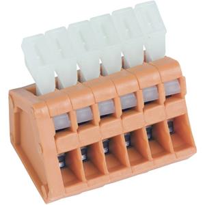 ptr AKZ3191/10KD-2.54 Veerkachtklemblok 0.50 mm² Aantal polen 10 Oranje 1 stuk(s)