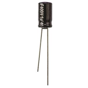 panasonic ECA2GHG010 Elektrolytische condensator Radiaal bedraad 2.50 mm 1 µF 400 V 20 % (Ø) 6.30 mm 1 stuk(s)