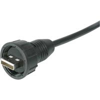 trucomponents TRU COMPONENTS TC-A-KAB-USBA-MS-1M-203 1586511 USB-connector Stekker, recht USB A-stekker met 1 m kabel 1 stuk(s)