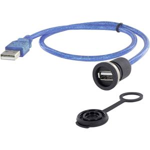 Encitech USB 2.0 Typ A Chassisbuchse, Einbau M16 Inhalt: 1St.