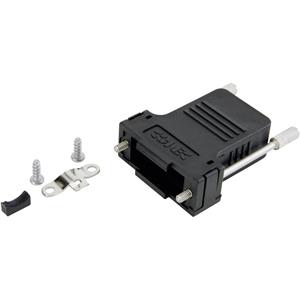 conec 165X13369XE D-sub behuizing Aantal polen: 9 Kunststof 180 ° Zwart 1 stuk(s)