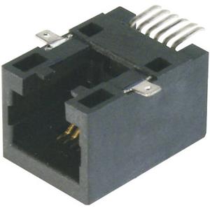 assmannwsw Assmann WSW Modulare Einbaubuchse - SMD Buchse, gerade RJ12 Pole: 6P6C A-20041-LP/SMT-A A-20041-LP/S