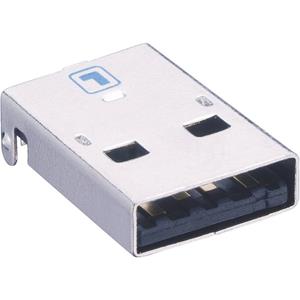 lumberg 2410 08 2410 08 USB-connector Stekker, inbouw horizontaal Inbouwstekker type A, afgerond 1 stuk(s)