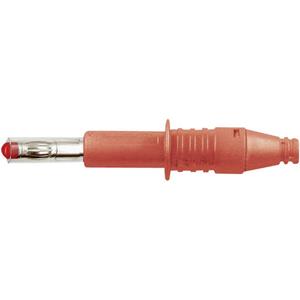 Stäubli X-GL-438 Lamellenstekker Stekker, recht Stift-Ø: 4 mm Rood 1 stuk(s)