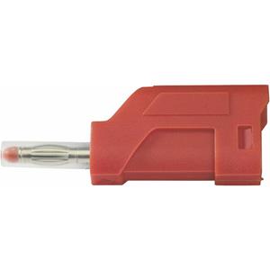trucomponents TRU COMPONENTS TC-R8-104 R Lamellenstekker Stekker, recht Stift-Ø: 4 mm Rood 1 stuk(s)