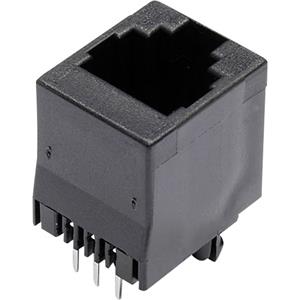 econconnect econ connect MJTN66A Modulaire inbouwbus Bus, inbouw verticaal Aantal polen: 6 Zwart 1 stuk(s)