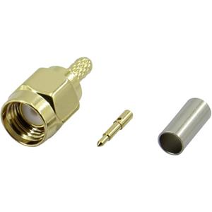 trucomponents TRU COMPONENTS SMA-JC-RG174-2 SMA-connector Stekker, recht 50 Ω RG 174 1 stuk(s)