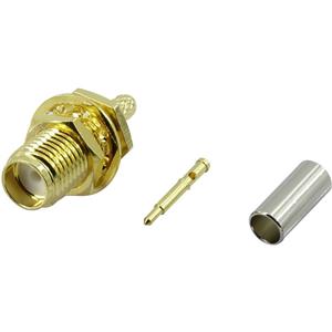 trucomponents TRU COMPONENTS SMA-KC-RG174 1372241 SMA-Reverse-connector Bus, inbouw verticaal 50 Ω 1 stuk(s)