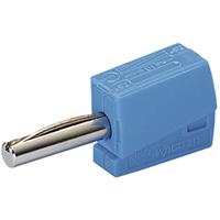 Wago Bananenstecker Stecker, gerade Stift-Ø: 4mm Blau