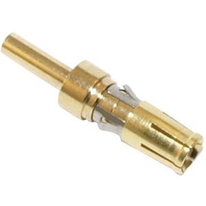 Conec 132C10019X 132C10019X Hoogvermogen buscontact AWG (min.): 20 AWG (max.): 16 Goud op nikkel 10 A 1 stuk(s)