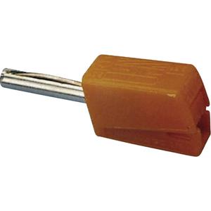 Wago Banaanstekker Stekker, recht Stift-Ø: 4 mm Oranje 1 stuk(s)