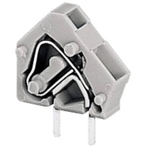 Wago 236-501 Veerkachtklemblok 2.50 mm² Aantal polen 1 Grijs 1 stuk(s)