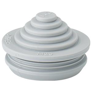 hensel STM 25 Stufenstutzen Plattenstärke (max.) 4mm Lichtgrau