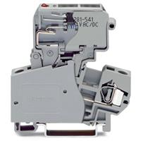 Wago 281-623/281-542 Sicherungsklemme 10mm Zugfeder Belegung: L Grau 50St.