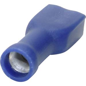 trucomponents TRU COMPONENTS 1582966 Huls voor platte stekker Insteekbreedte: 2.80 mm Insteekdikte: 0.50 mm 180 ° Volledig geïsoleerd Blauw 1 stuk(s)