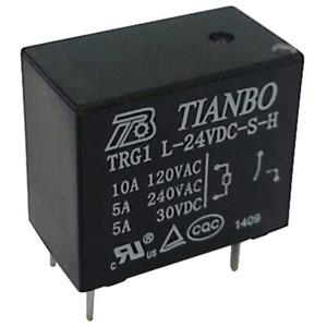 tianboelectronics Tianbo Electronics TRG1 L-S-H 24VDC Printrelais 24 V/DC 3 A 1x NO 1 stuk(s)
