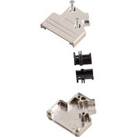 mhconnectors MH Connectors MHDVSL15-K D-sub behuizing Aantal polen: 15 Metaal 45 ° Zilver 1 stuk(s)