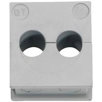 icotek QT 2/7 Kabeldurchführung Klemm-Ø (max.) 7mm Elastomer Grau