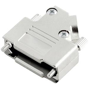 encitech D45PK-M-25-K D-sub behuizing Aantal polen: 25 Kunststof, gemetalliseerd 45 ° Zilver 1 stuk(s)