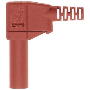 Stäubli SLS425-SW Veiligheids-lamelstekker, male Stekker, haaks Stift-Ø: 4 mm Rood 1 stuk(s)