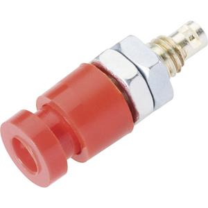 schnepp EBU 2424 Laboratoriumbus Bus, inbouw verticaal Stift-Ø: 2.4 mm Rood 1 stuk(s)