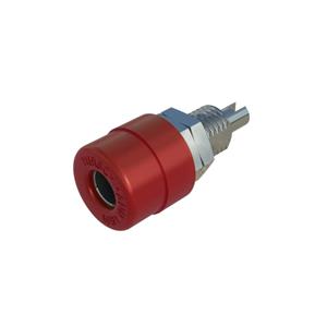 skshirschmann SKS Hirschmann BIL 20 Laboratoriumbus Bus, inbouw verticaal Stift-Ø: 4 mm Rood 1 stuk(s)