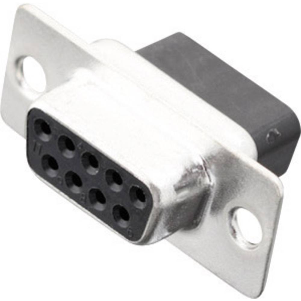 mhconnectors MH Connectors MHDBC09-SS 2101-0190-11 D-sub female connector 180 ° Aantal polen: 9 Crimpen 1 stuk(s)