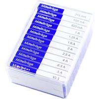 ESKA 632820 Feinsicherung-Sortiment (Ø x L) 6.3mm x 32mm Mittelträge -mT- Inhalt 120 Teile