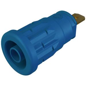 skshirschmann SKS Hirschmann SEP 2610 F4,8 Veiligheids-labconnector, female Bus, inbouw verticaal Stift-Ø: 4 mm Blauw 1 stuk(s)