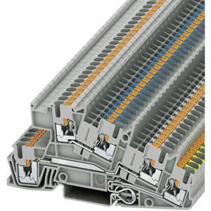 phoenixcontact Phoenix Contact PTI 2,5-PE/L/N 3213950 Installatierandaardeklem Aantal polen: 5 0.14 mm² 4 mm² Grijs 1 stuk(s)