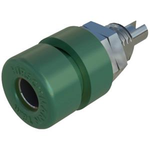 skshirschmann SKS Hirschmann BIL 30 Laboratoriumbus Bus, inbouw verticaal Stift-Ø: 4 mm Groen 1 stuk(s)