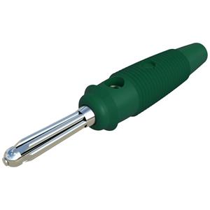 skshirschmann SKS Hirschmann BUELA 30 K Pluimstekker Stekker, recht Stift-Ø: 4 mm Groen 1 stuk(s)