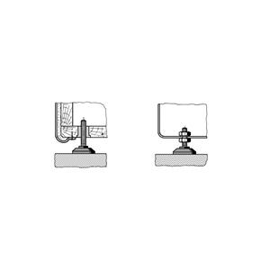 pbfastener PB Fastener 148 3005 699 11 Apparaatvoet Verschroefbaar Zwart (Ø x h) 38 mm x 60 mm 1 stuk(s)