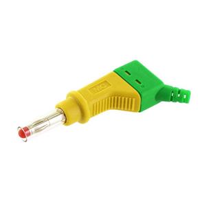 Stäubli XZGL-425 Lamellenstecker Stecker, gerade Stift-Ø: 4mm Grün, Gelb 1St.