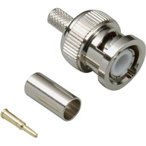 TRU COMPONENTS BNC-connector Stekker, recht 50 Ω Aircell 5 1 stuk(s)